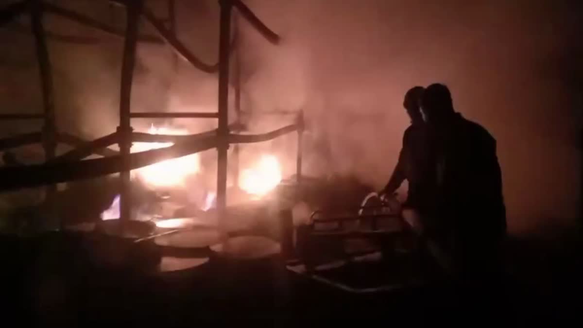 Fire in Factory in Sonipat