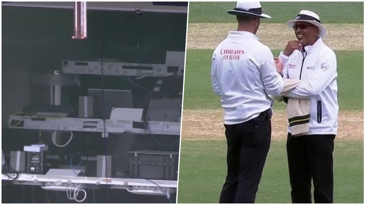 The start of the post-lunch session of the boxing day test between Australia and Pakistan was delayed after (Third umpire) TV umpire Richard Illingworth got stuck in the lift at the Melbourne Cricket Ground (MCG) on Thursday.