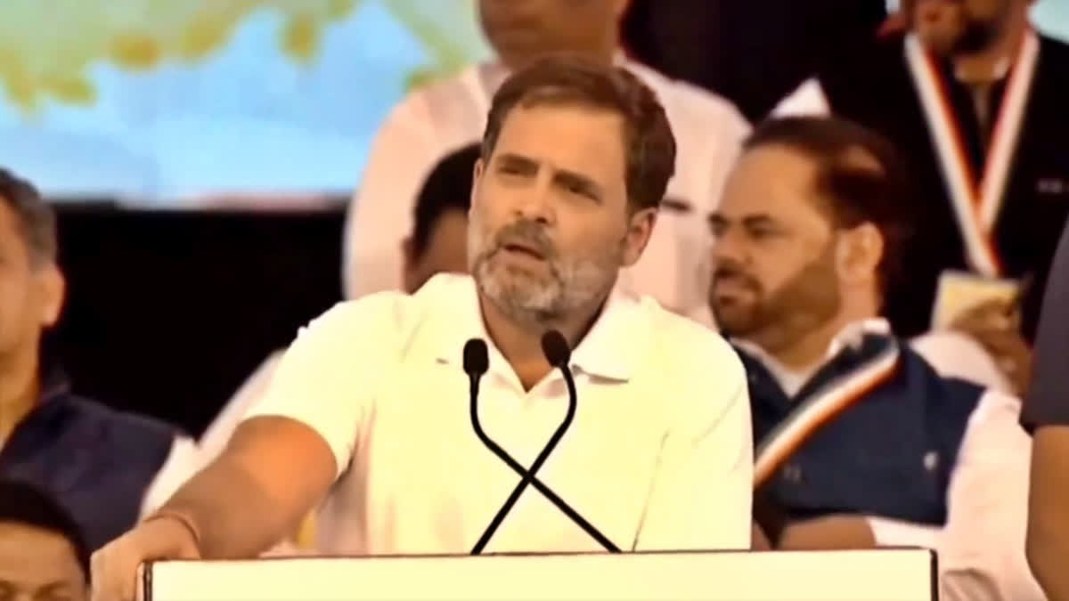 Fight between INDIA and NDA is war of ideologies: Rahul Gandhi at 'Hai Taiyaar Hum' rally in Nagpur