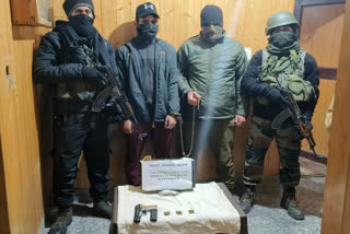 Militant associate of LeT outfit arrested in Baramulla, arms and ammunition recovered