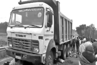 tipper lorry collision