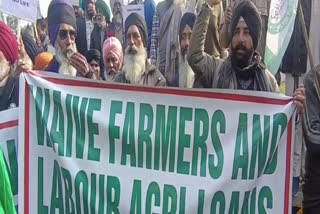 Farmers Protest On SYL Meeting