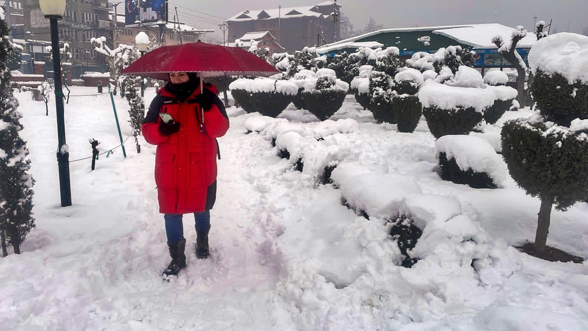 Moderate to heavy snowfall was recorded across Kashmir since Friday, including the season's first snowfall in Srinagar city and other plain areas of the valley.