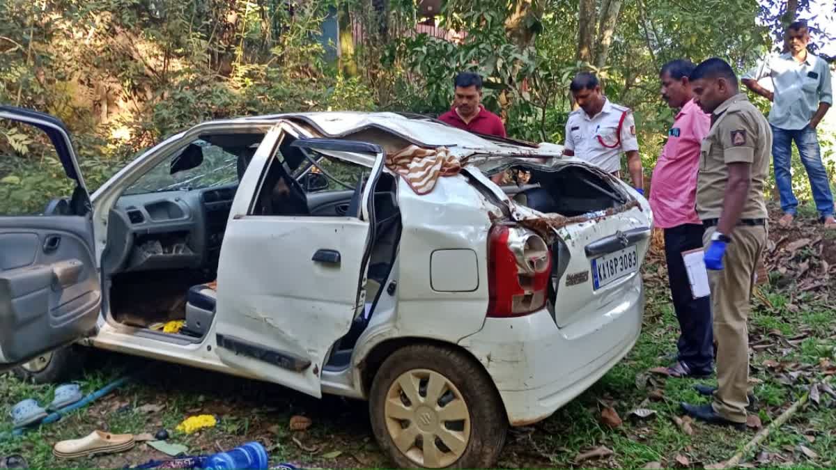 CAR ACCIDENT IN PUTTUR  ACCIDENT  ಅಪಘಾತ  THREE PEOPLE FROM SULLIA DIED