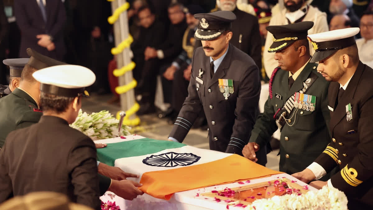 Former Prime Minister Manmohan Singh Cremated With Full State Honours