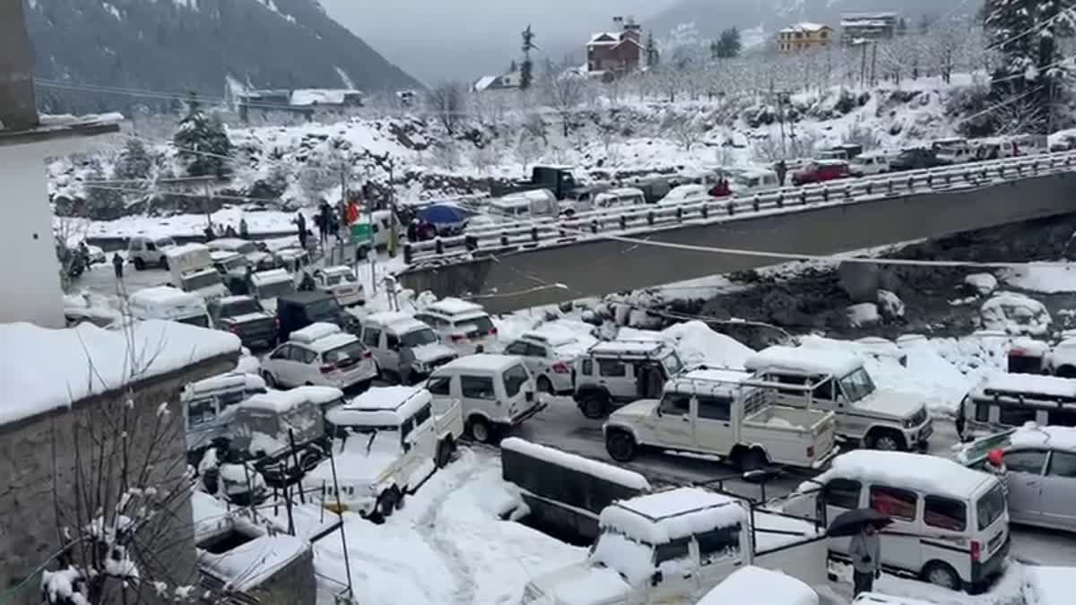 TOURISTS STUCK IN MANALI