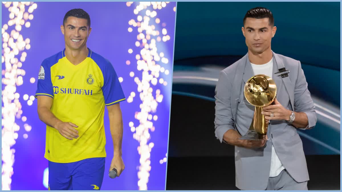 CRISTIANO RONALDO  MIDDLE EASTERN PLAYER CRISTIANO  ഗ്ലോബ് സോക്കർ അവാർഡ്  ക്രിസ്റ്റ്യാനോ റൊണാൾഡോ