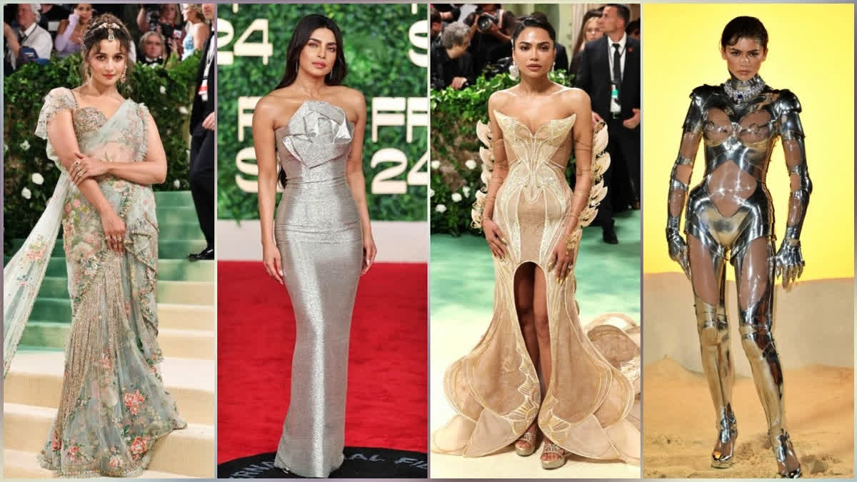 L-R: Alia Bhatt, Priyanka Chopra, Mona Patel and Zendaya