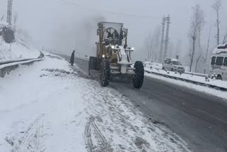 Snowfall in Kashmir