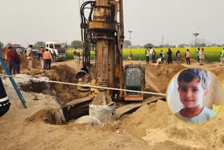 3 YEAR OLD GIRL FELL IN BOREWELL  RAJASTHAN BOREWELL RESCUE  3 വയസുകാരി കുഴല്‍കിണറില്‍  BOREWELL RESCUE OPERATION SIXTH DAY