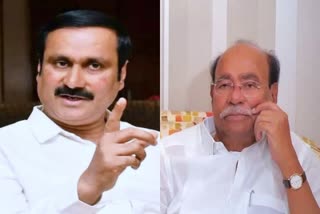 Clash between PMK Founder Ramadoss and his son Anbumani at party meet in Puducherry