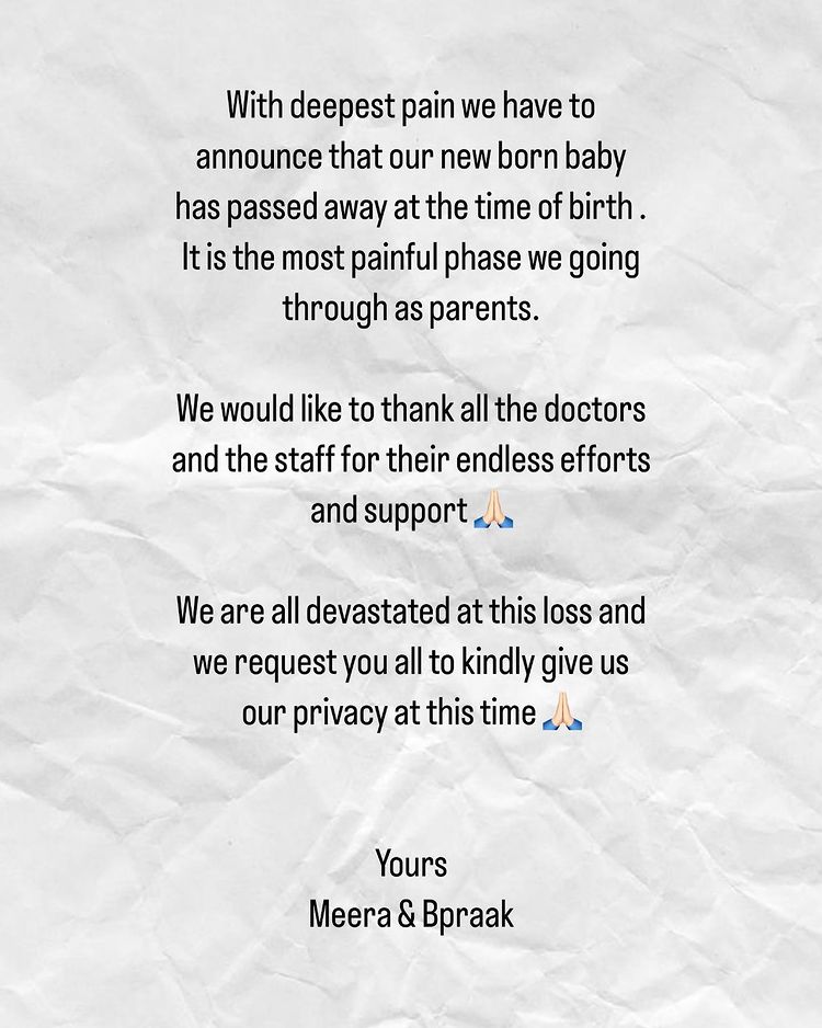 B Praak baby dies at time of birth