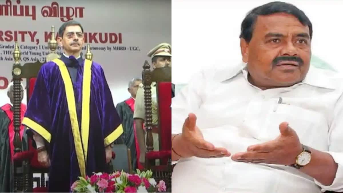 minister Raja Kannappan boycotted alagappa university graduation ceremony