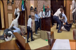 Clashes erupt in Maldives Parliament