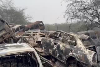 250 Vehicles Burnt to Ashes as Blaze Guts Police Warehouse in Delhi
