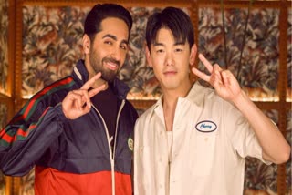 Ayushmann Khurrana meets Eric Nam