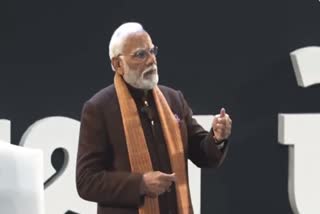 PM Modi speaking at Pariksha pe Charcha 2024 in New Delhi