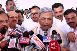 CM Siddaramaiah spoke to the media.