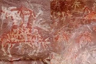 sagar rock paintings