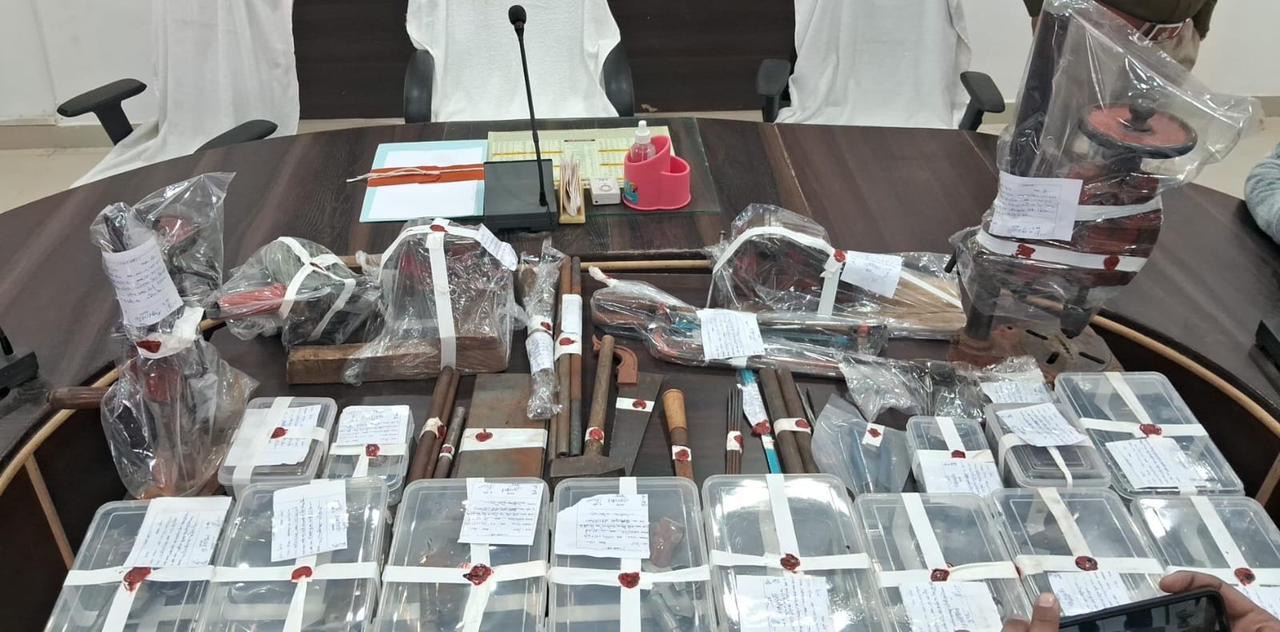 Bhind police caught illegal arms factory