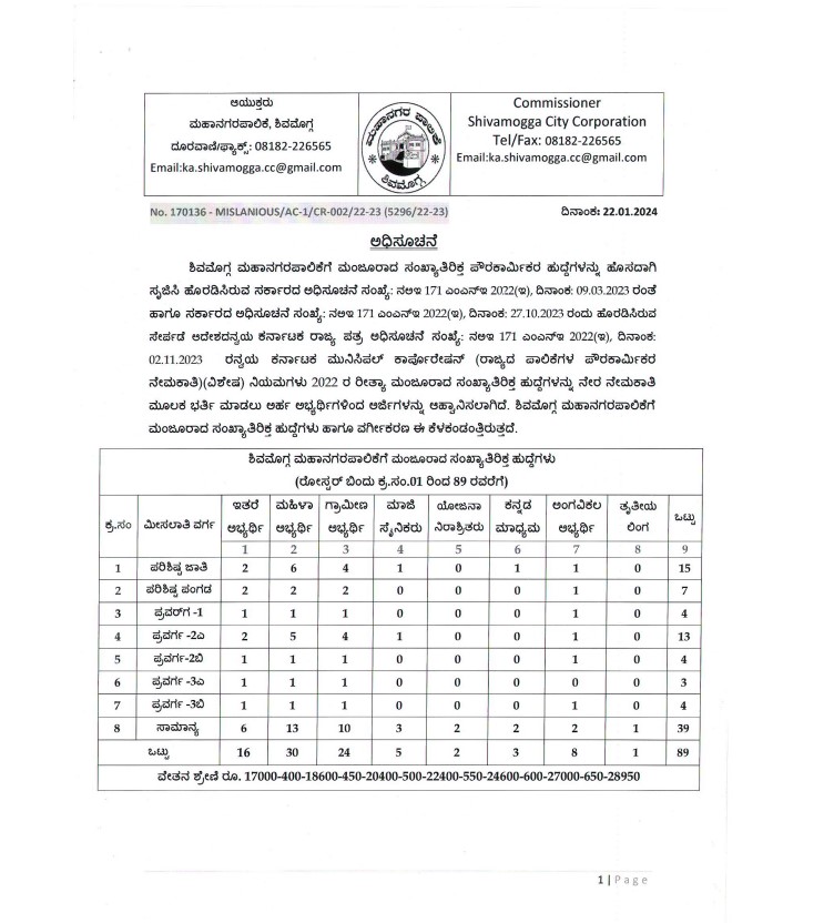 ಅಧಿಸೂಚನೆ