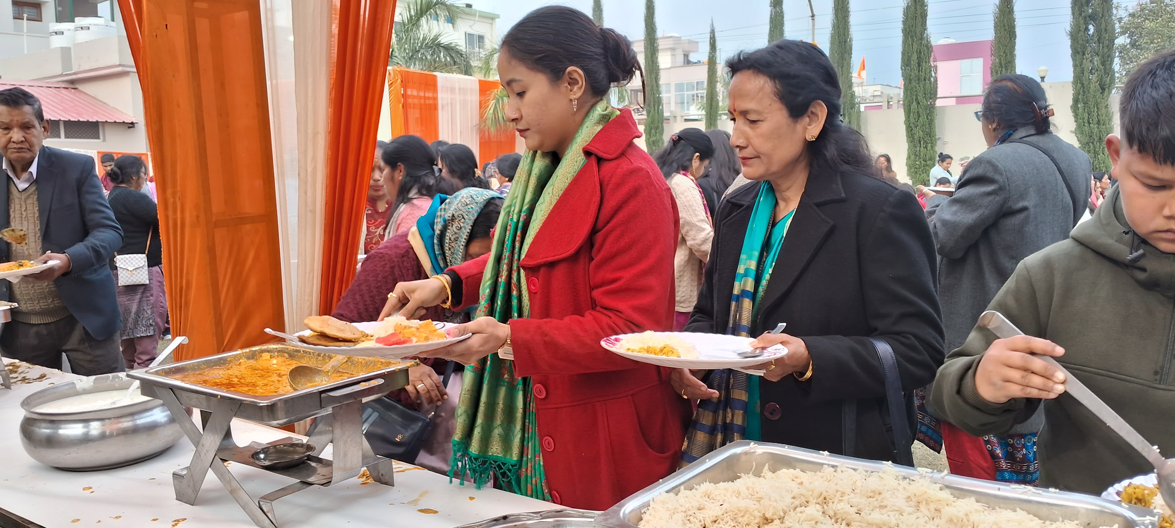 Shauka community khichdi feast