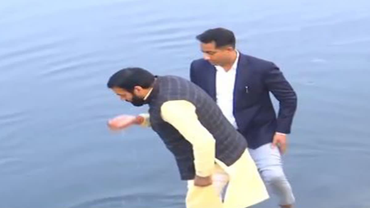 HARYANA CM NAYAB SINGH SAINI  DELHI ASSEMBLY ELECTION 2025  കെജ്‌രിവാളിനെതിരെ നയാബ് സിങ് സൈനി  YAMUNA RIVER POISONING REMARK