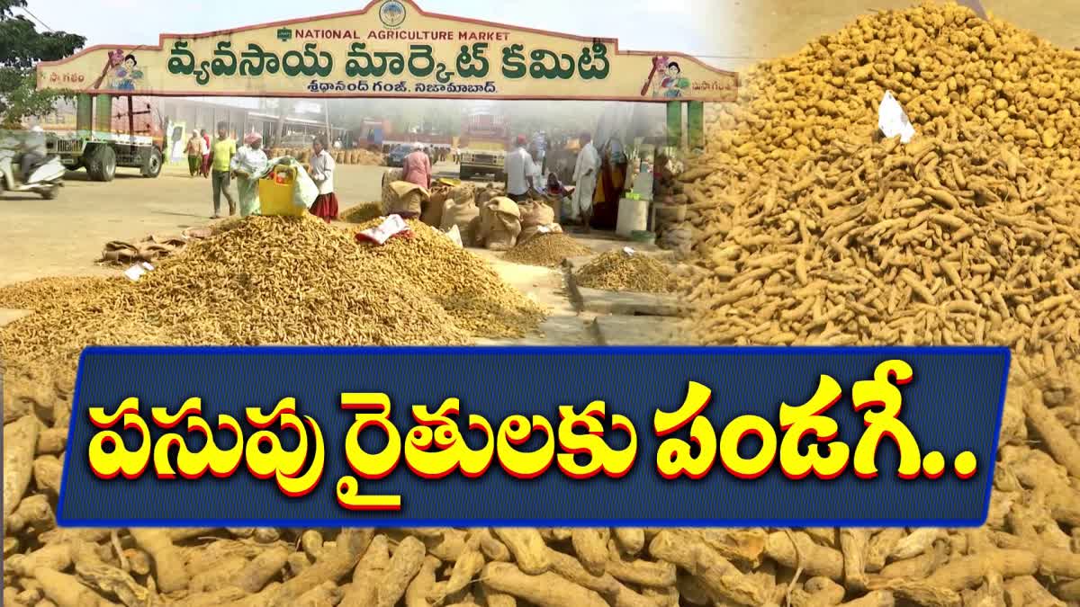 Turmeric Price Increase in Nizamabad