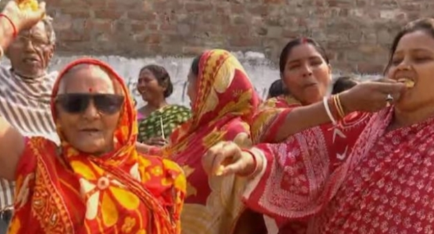 Sandeshkhali Local People Celebrate