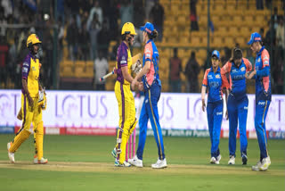 Mumbai's batting suffered due to skipper Harmanpreet Kaur's injury. However, Indian women batter Navigre and Healy's aggressive performance, including a 150-plus score in senior T20s, helped Mumbai overcome their opponents. Healy's two boundaries off pacer Nat-Sciver Brunt and Navigre's four fours against pacer Issy Wong contributed to the Mumbai's victory.