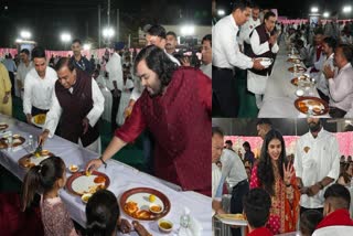 Anant Ambani Radhika Merchant Anna Seva