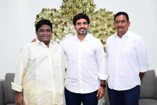 Ex MLA Jaleel Khan meets Nara Lokesh