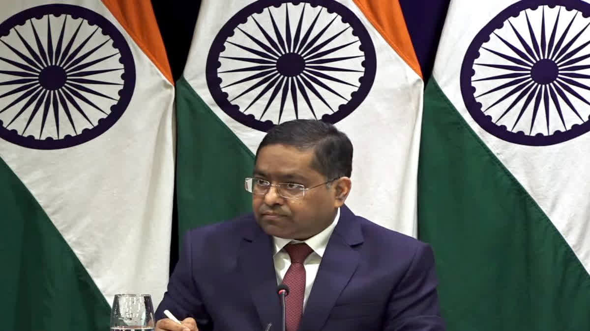 MEA Spokesperson Randhir Jaiswal on Thursday clarified India's stance on China's claim over Arunachal Pradesh, following Chinese Foreign Ministry spokesperson Lin Jian's reiterated claim. Jaiswal stated that India's position on Arunachal Pradesh remains unchanged, stating that it remains an integral part of India.