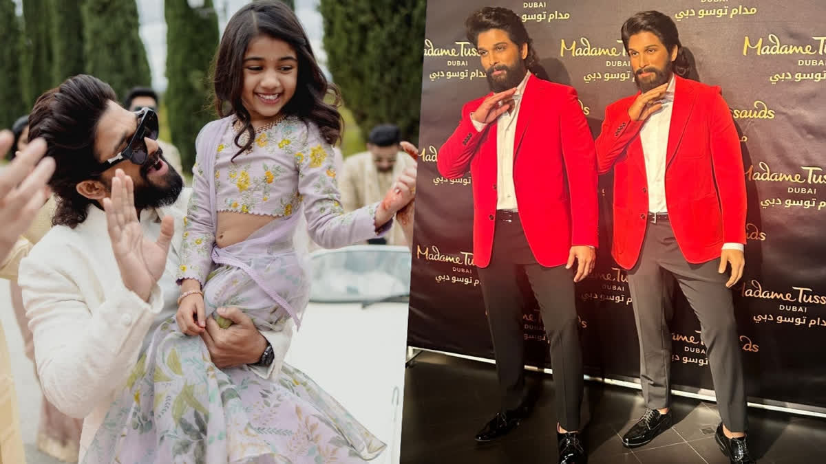 Actor Allu Arjun has reached a new 'milestone' in his life as he got his own wax figure at Madame Tussauds in Dubai. The statue unveiling took place on Thursday evening, with the actor sharing photos from the event on social media. However, what stole the moment was Allu's daughter Arha suprising his actor-father with his iconic Pushpa pose at the statue launch. Check out his priceless reaction.