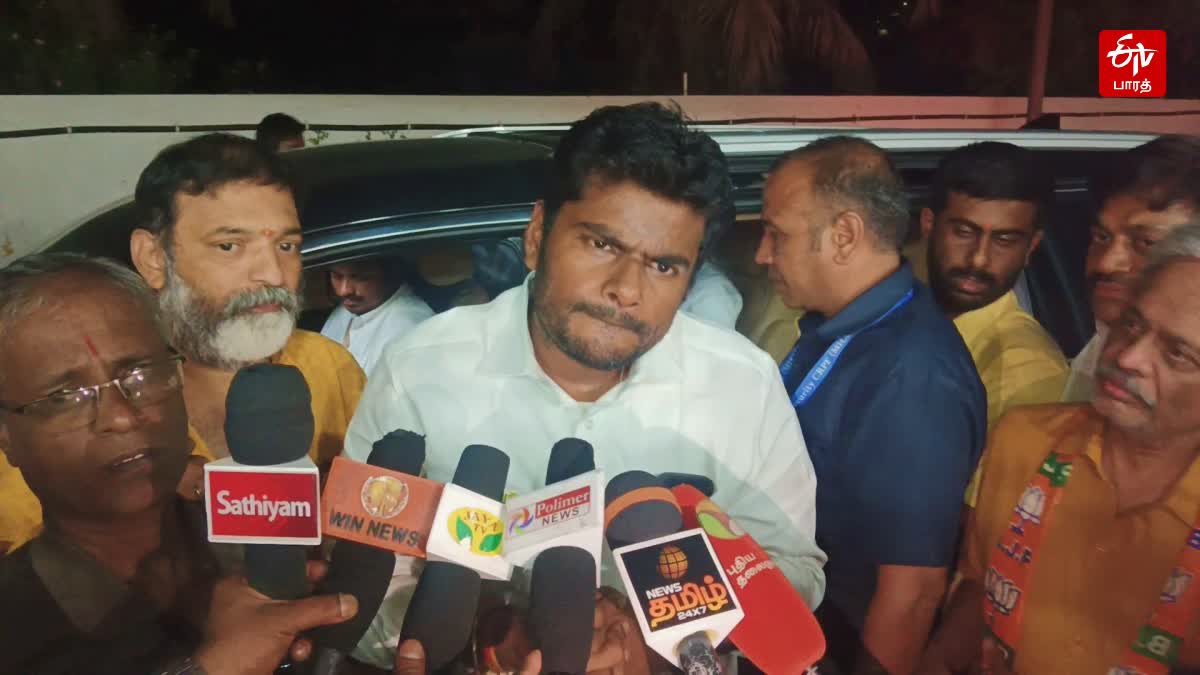 Annamalai response for allegation in his nomination