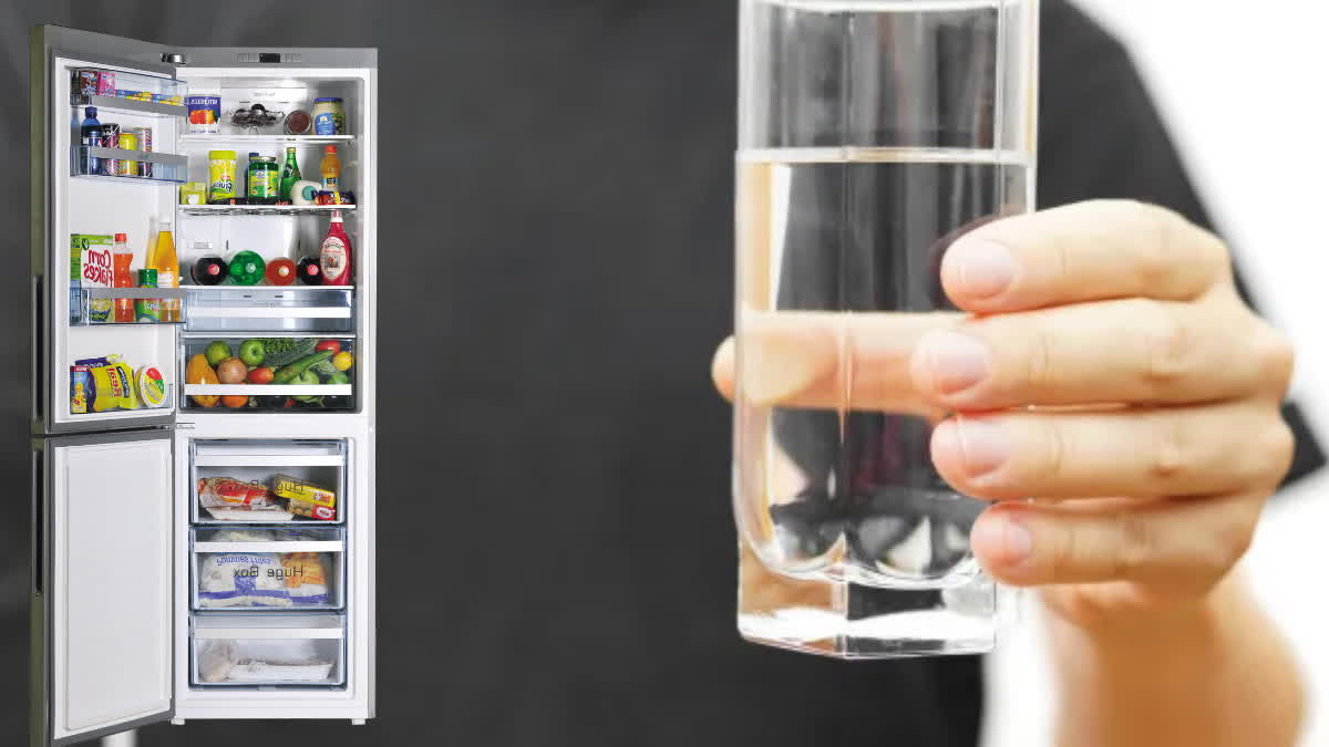 What happens if drink fridge water in summer