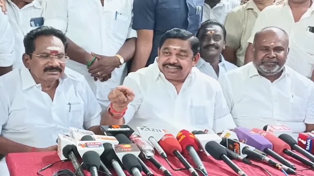 AIADMK General Secretary Edappadi Palaniswami