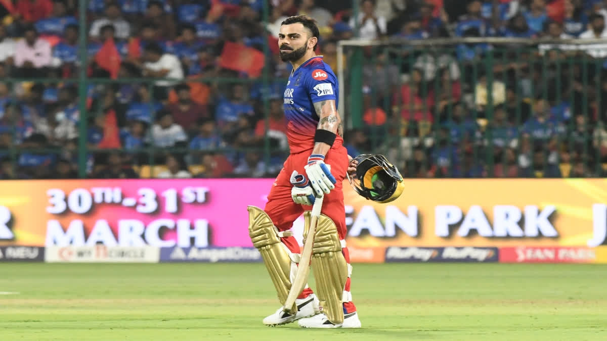 Virat Kohli scored a half-century against KKR.