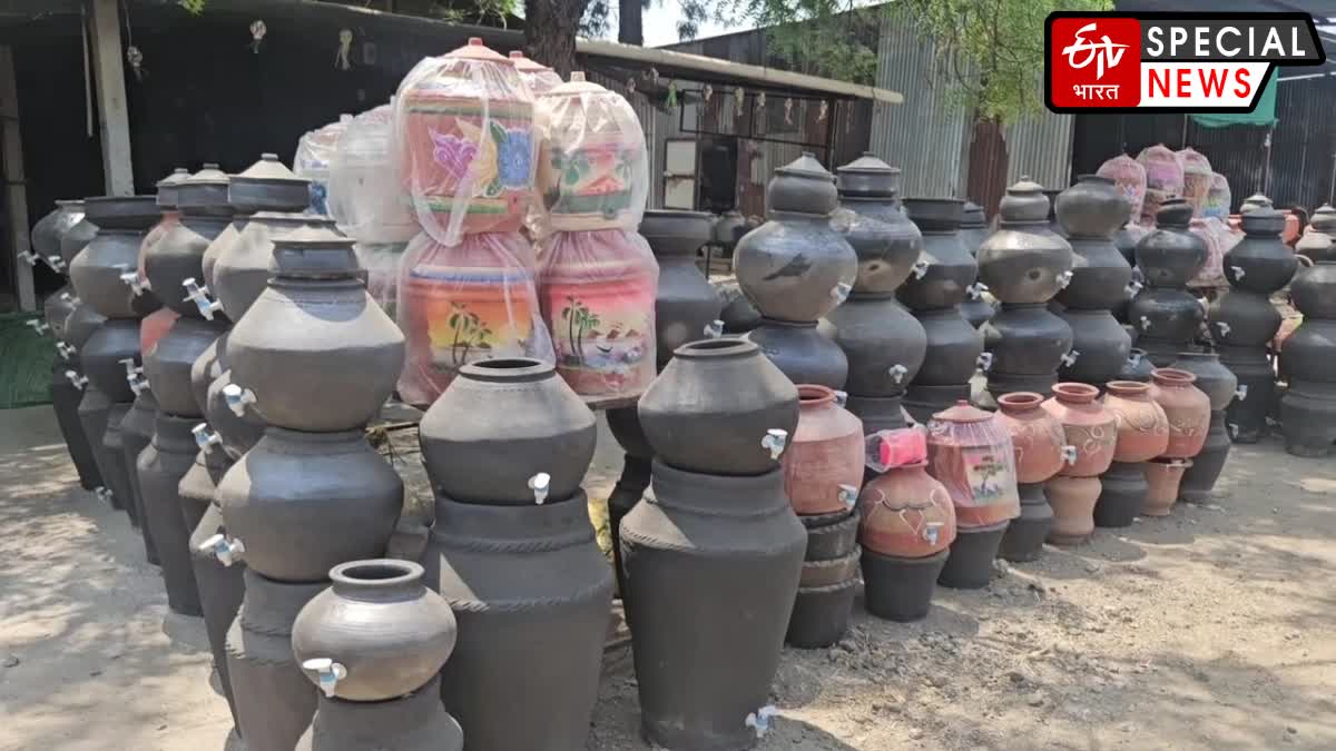 Shirdi Clay Pot Business more demand for Clay Pots in summer customers rush for shopping