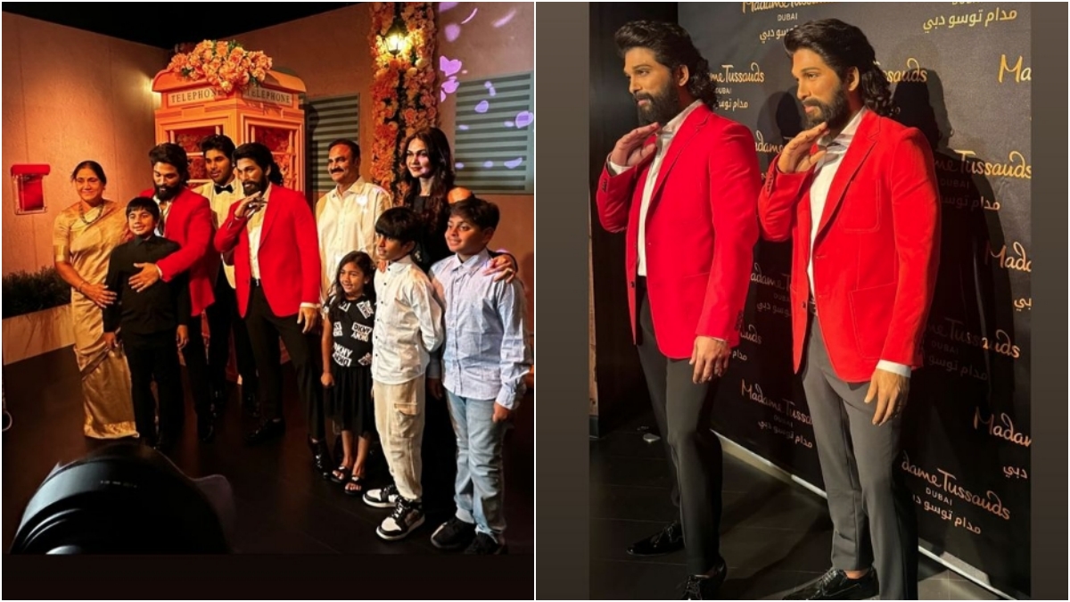 Allu Arjun unveil his wax statue