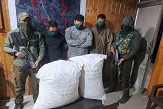 Three Drug Dealers arrested with Drugs in Bijbehara Anantnag