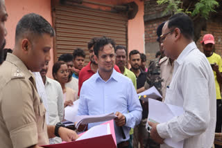 Inspection of polling booths