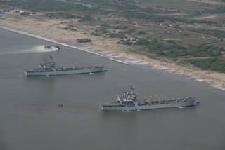 'Exercise Tiger Triumph': India, US Navy warships undertake operations in Kakinada
