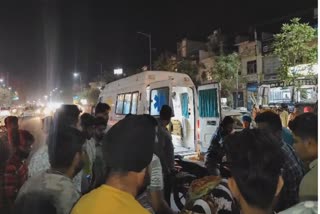 Road accident on Amritsar BRTS road, high speed auto rickshaw collided with horse