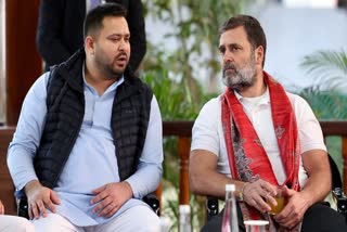 तेजस्वी यादव और राहुल गांधी, फाइल फोटो