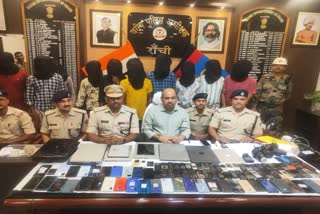 Ranchi police arrested 11 thieves