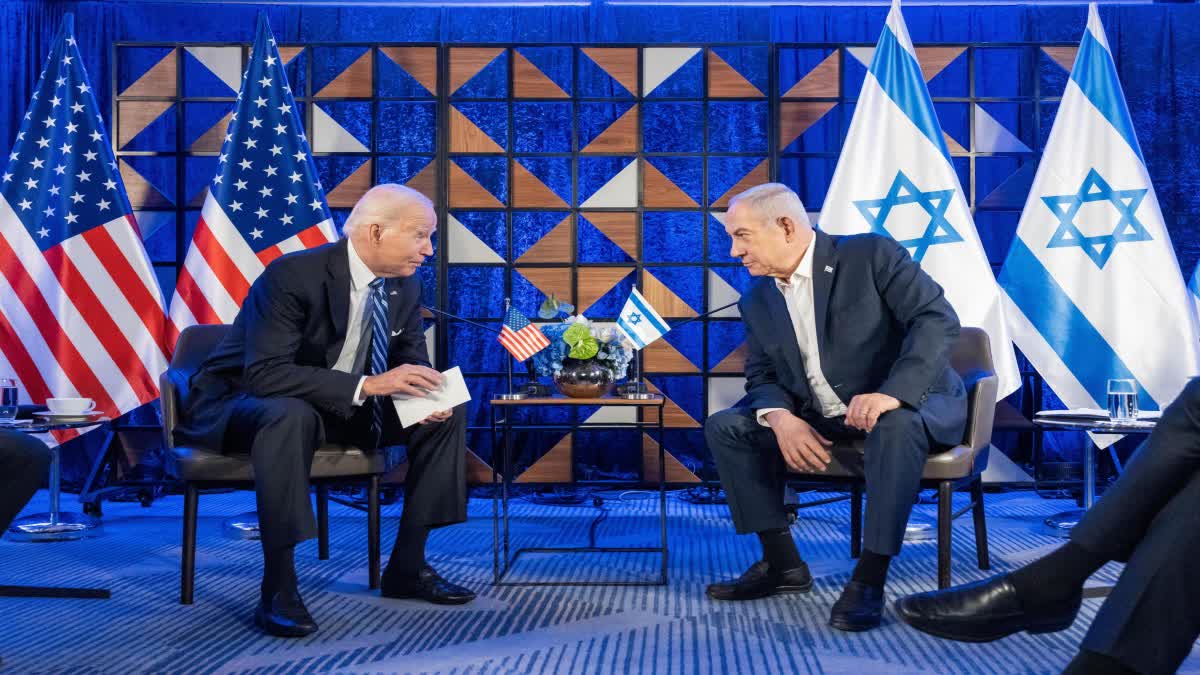 Biden, Netanyahu discuss Israel's plan to open crossings for aid into Gaza (photo IANS)