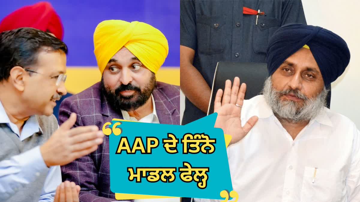 Sukhbir Badal Targets To AAP