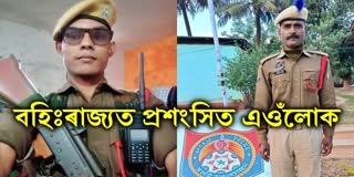 two assam police person turns savior for a woman who attempts to commit suicide in up