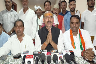 India Alliance Chatra Lok Sabha seat candidate KN Tripathi targeted BJP candidate